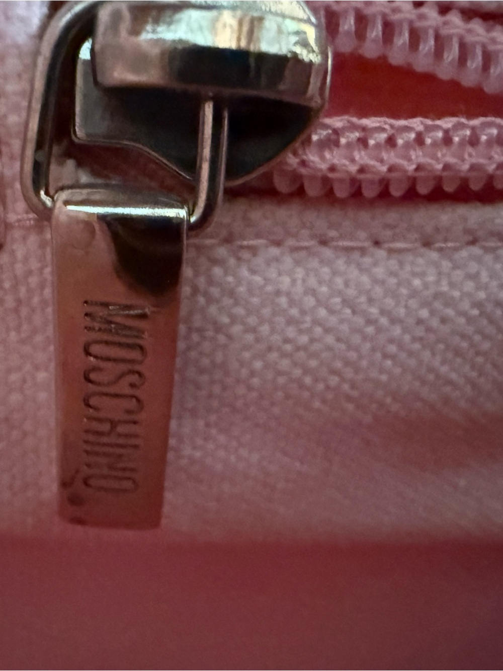 Moschino Multicolor raffia Woven Straw Tote with Pink and Yellow Accents - Picture 6 of 6